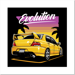 Mitsubishi Lancer Evolution Posters and Art